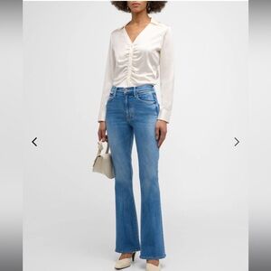 MOTHER Superior High Waisted Weekender Flare in Belle de Jour-Size 33